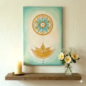 Mandala lotosovega razcveta