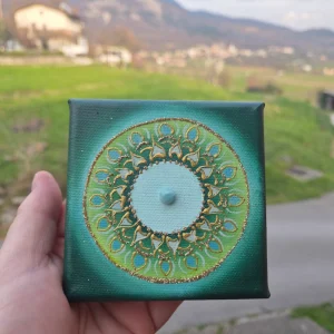 Mandala Zelena z Larimarjem