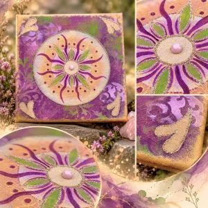 Mandala Srčna znanilka pomladi ~ Kreativna